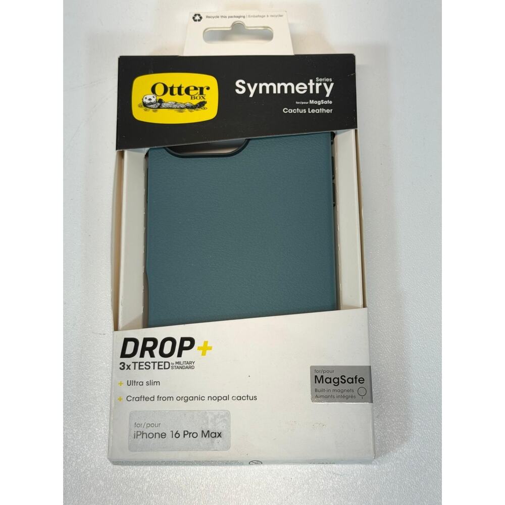OtterBox Symmetry MagSafe Series Apple iPhone 16 Pro Max Cactus Leather